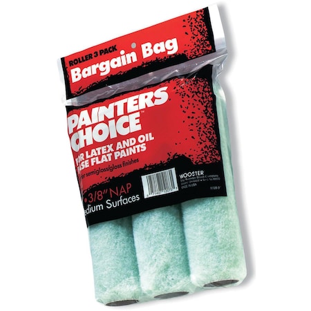 Wooster Painters Choice Roller R728-9, 3PK 71497120731